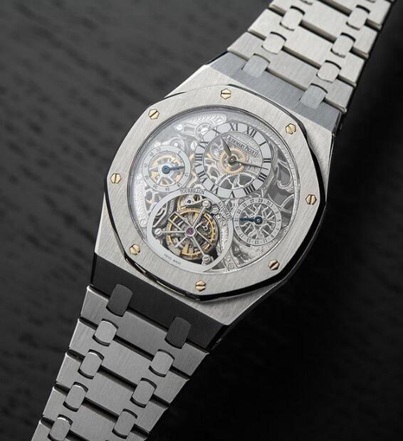 Audemars Piguet Royal Oak Tourbillon Openwork Watch Replica 25902PT.OO.1110PT.01